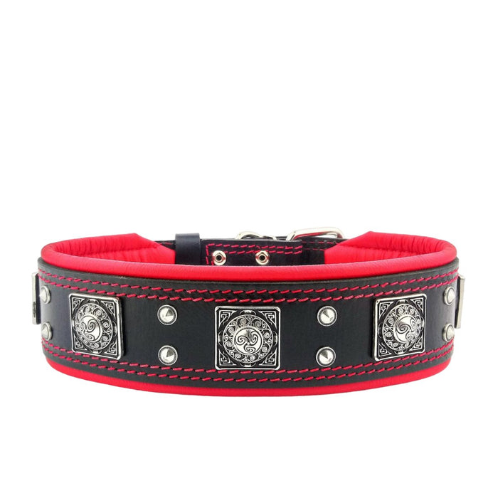 The Eros Black/Red Collar for Dogs - 5060693303258