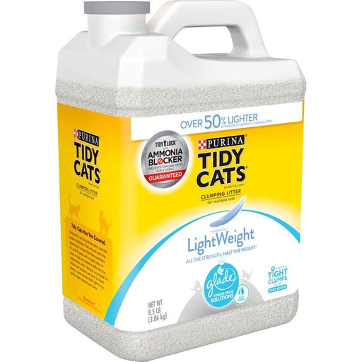 Tidy Cats Clear Springs Scent LightWeight Glade Tough Odor Solutions Clumping Cat Litter - 070230167613