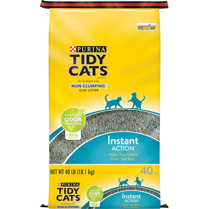 Tidy Cats Non Clumping Instant Action Immediate Odor Control Cat Litter - 070230107404