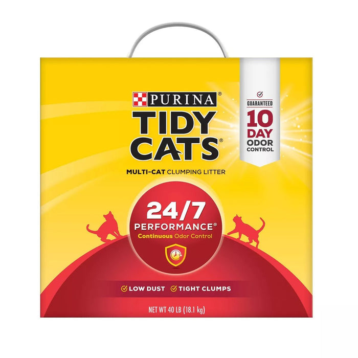 Tidy Cats Scoop 24/7 Performance Continuous Odor Control for Multiple Cats Cat Litter - 070230107091