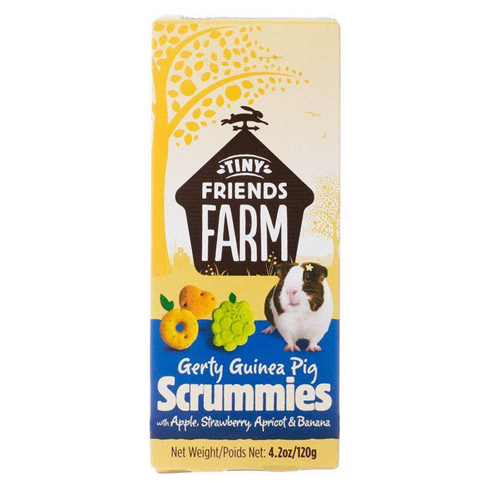Tiny Friends Farm Gerty Guinea Pig Scrummies with Apple, Strawberry, Apricot & Banana - 730582205530