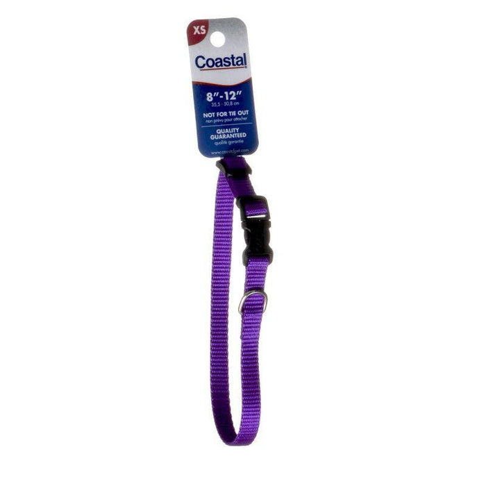 Tuff Collar Nylon Adjustable Collar - Purple - 076484046995