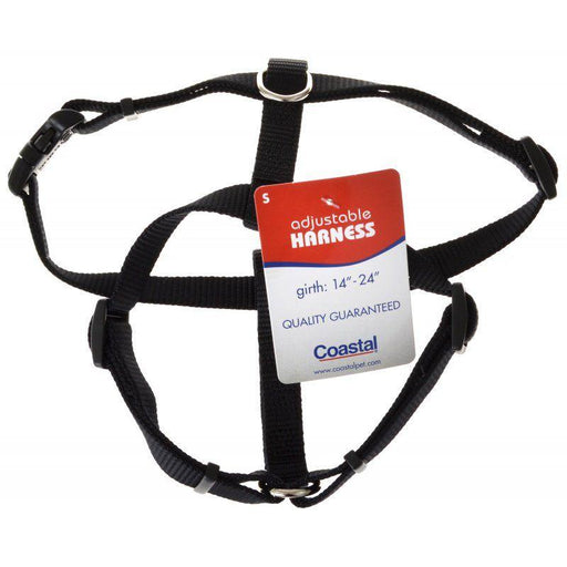 Tuff Collar Nylon Adjustable Harness - Black - 076484088612