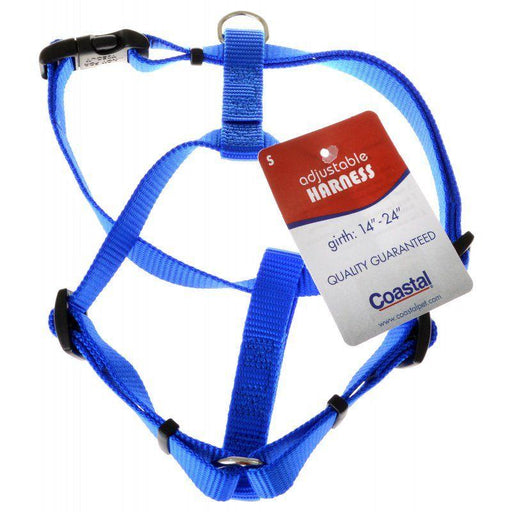 Tuff Collar Nylon Adjustable Harness - Blue - 076484088636