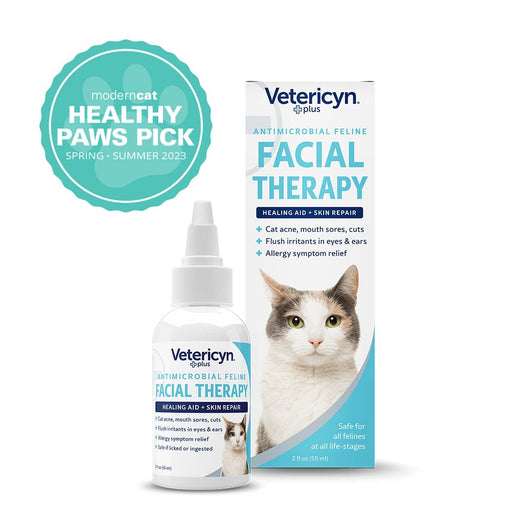 Vetericyn Plus Antimicrobial Feline Facial Therapy, 2oz - 818582010924