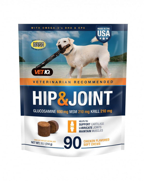 VetIQ Hip and Joint for Dogs Chicken Flavor - 818145019814