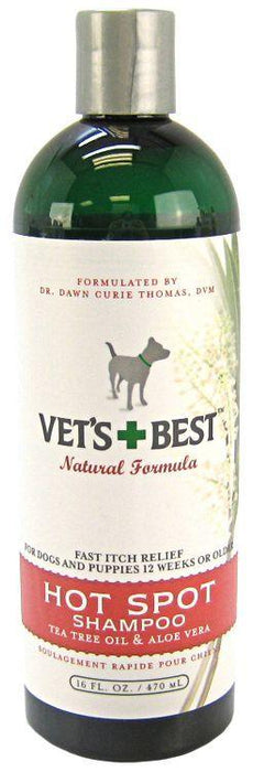 Vets Best Hot Spot Itch Relief Shampoo for Dogs - 031658100101