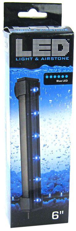 Via Aqua Blue LED Light & Airstone - 006903731782