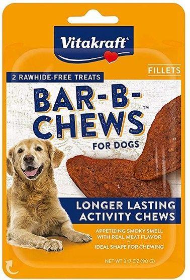 Vitakraft Bar-B-Chews Fillets Dog Treat - 051233359830