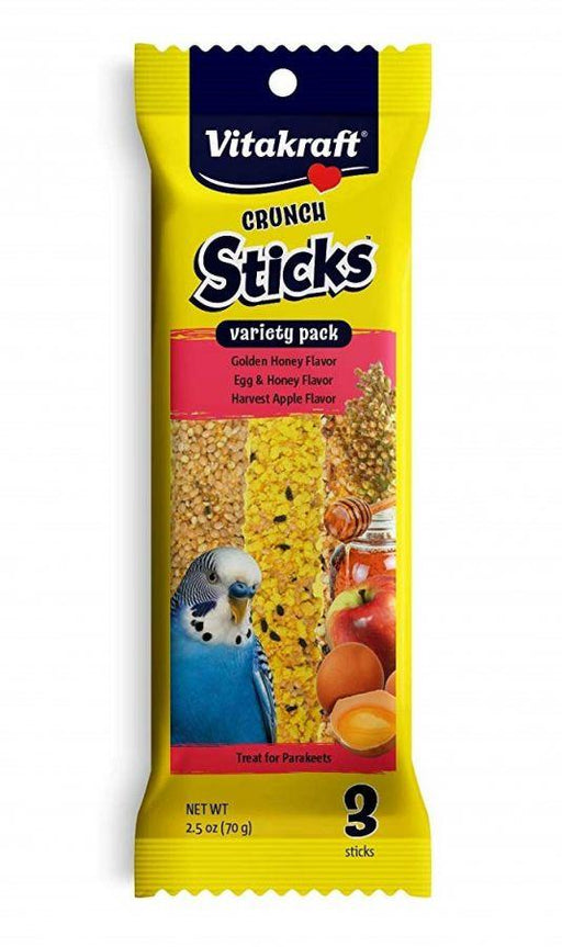 Vitakraft Crunch Sticks Variety Pack Parakeet Treats - 051233100197