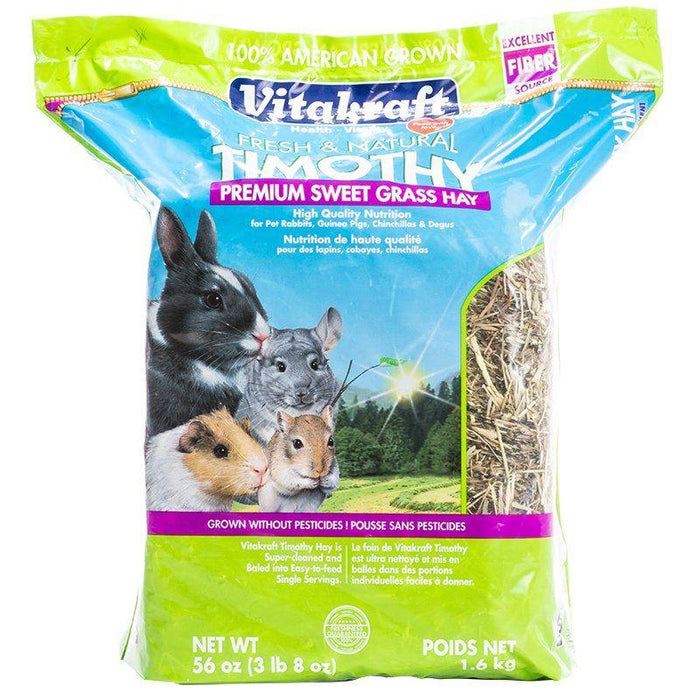 Vitakraft Fresh & Natural Timothy Premium Sweet Grass Hay - 051233345444