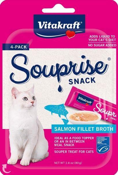 VitaKraft Salmon Souprise Lickable Cat Snack - 051233359700