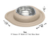 WeatherTech Single Low Pet Feeding System - 16 oz Stainless Steel Bowl - 787765251396