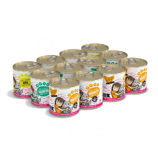 Weruva BFF Grain Free Big Feline Feast Canned Cat Food Variety Pack - 878408001475