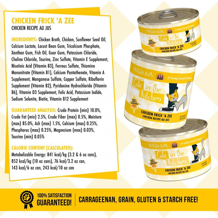 Weruva Cats in the Kitchen Chicken Frick A Zee Canned Cat Food - 878408009006
