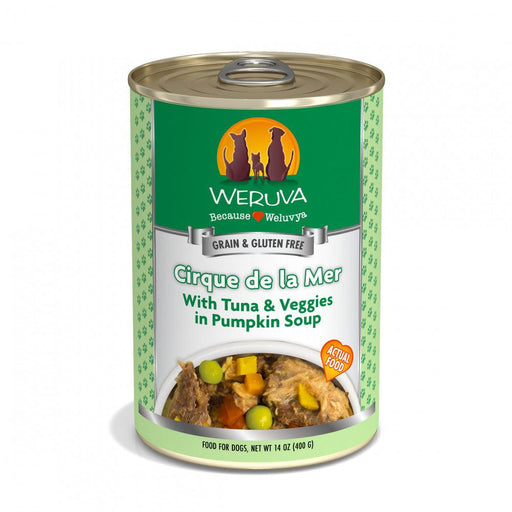 Weruva Cirque de la Mer with Tuna & Veggies in Pumpkin Soup Canned Dog Food - 878408004407