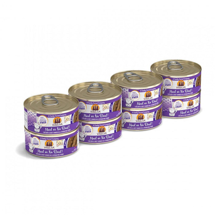 Weruva Classic Cat Pate Meal or No Deal! with Chicken & Beef Canned Cat Food - 813778018432