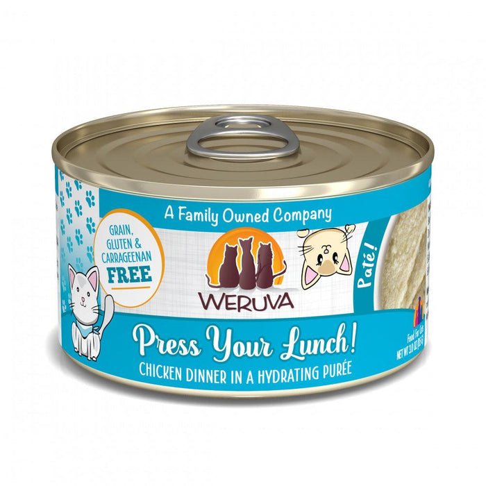 Weruva Classic Cat Pate Press Your Lunch! with Chicken Canned Cat Food - 813778018463