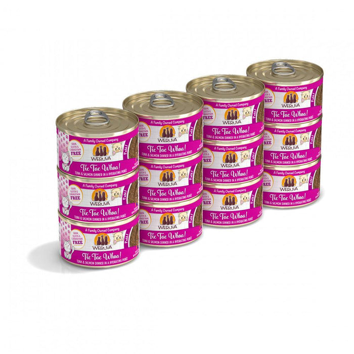 Weruva Classic Cat Pate Tic Tac Whoa! With Tuna & Salmon Canned Cat Food - 813778018418