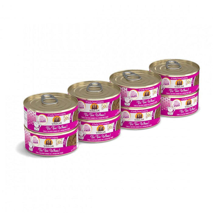 Weruva Classic Cat Pate Tic Tac Whoa! With Tuna & Salmon Canned Cat Food - 813778018418