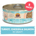 Weruva Classic Cat Stews! Stew's Clues with Turkey Chicken & Salmon in Gravy Canned Cat Food - 813778018159