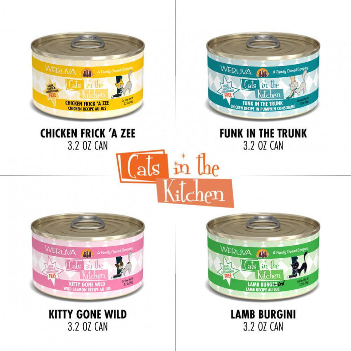 Weruva Grain Free Cats in the Kitchen Canned Variety Pack - 878408003530