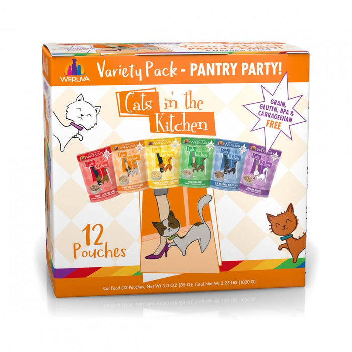 Weruva Grain Free Cats in the Kitchen Pouches Variety Pack - 878408003547