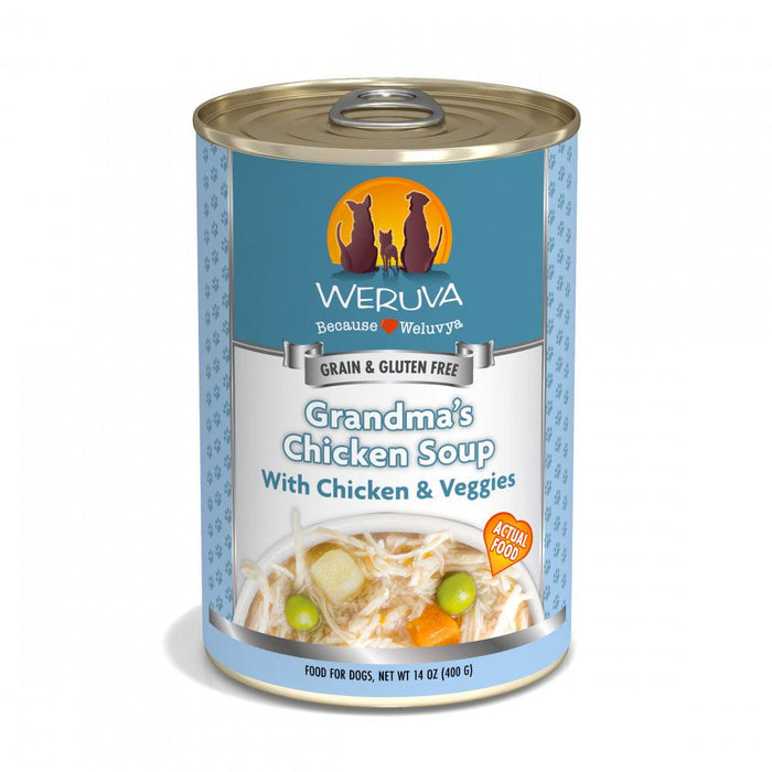Weruva Grandma's Chicken Soup with Chicken & Veggies Canned Dog Food - 878408004124