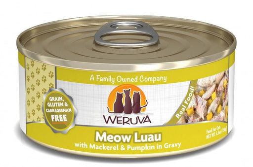 Weruva Meow Luau With Mackerel and Pumpkin Canned Cat Food - 878408000065
