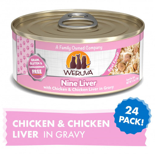 Weruva Nine Liver Canned Cat Food - 878408000348