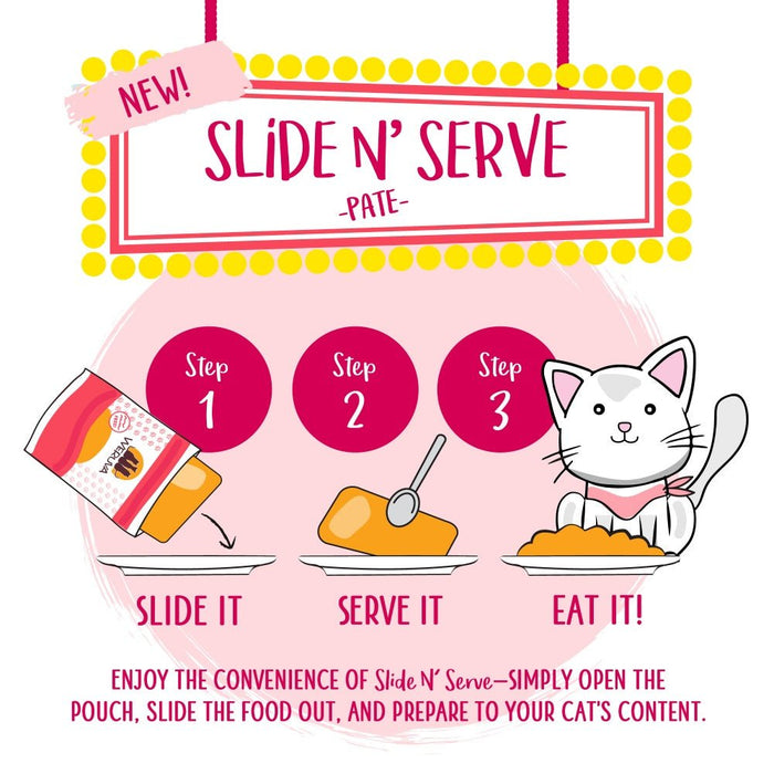 Weruva Slide N' Serve Grain Free Name 'Dat Tuna Tuna Dinner Wet Cat Food Pouch - 813778018869