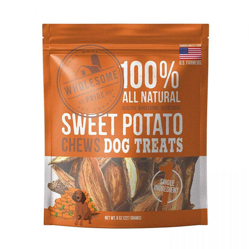 Wholesome Pride Sweet Potato Chews Dog Treats - 853614005028