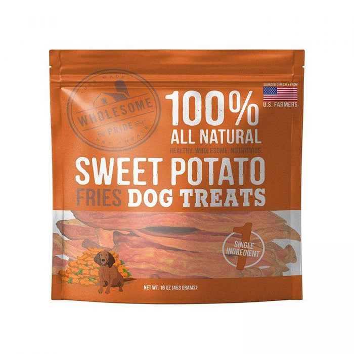 Wholesome Pride Sweet Potato Fries Dog Treats - 853614005349
