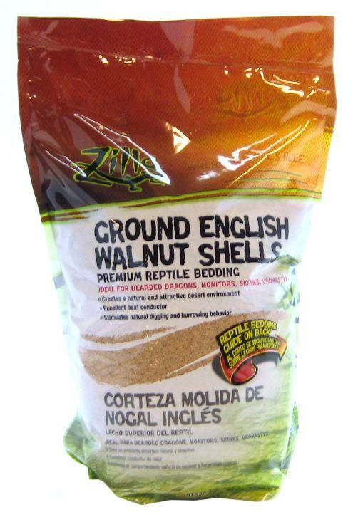 Zilla Desert Blend Ground English Walnut Shells Reptile Bedding - 096316700451