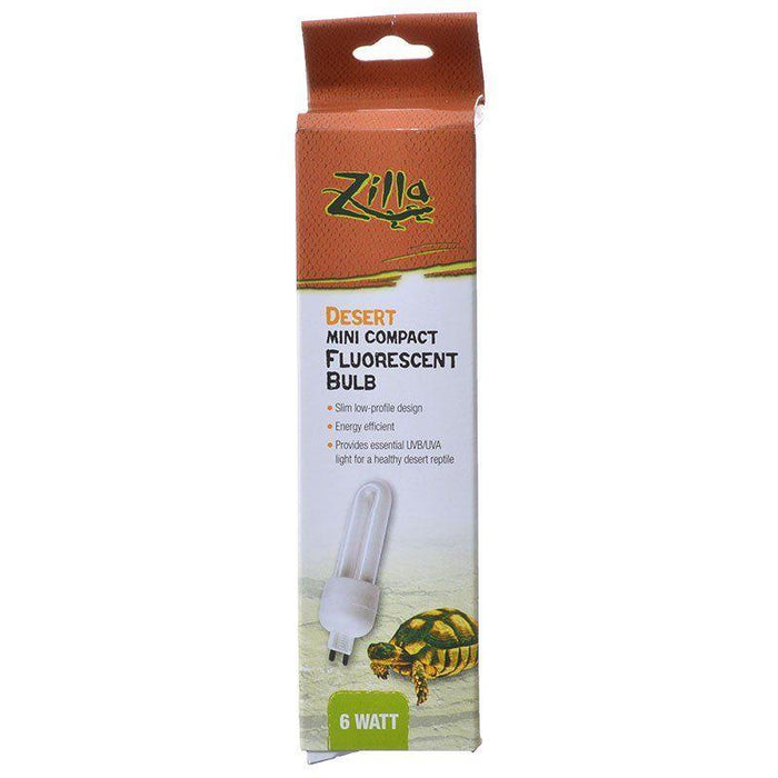 Zilla Desert Mini Compact Fluorescent UVA/UVB Bulb - 096316280908