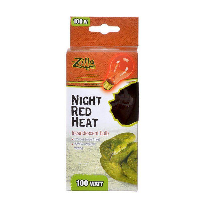 Zilla Incandescent Night Red Heat Bulb for Reptiles - 096316671478