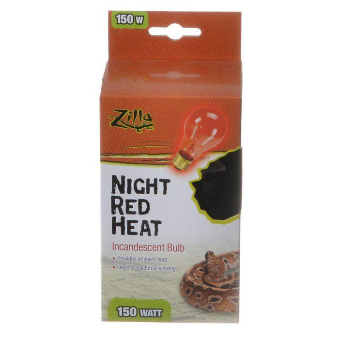 Zilla Incandescent Night Red Heat Bulb for Reptiles - 096316671485
