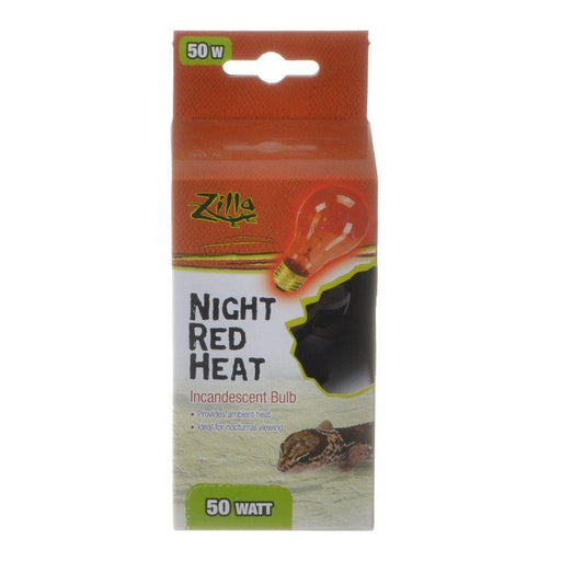 Zilla Incandescent Night Red Heat Bulb for Reptiles - 096316671454