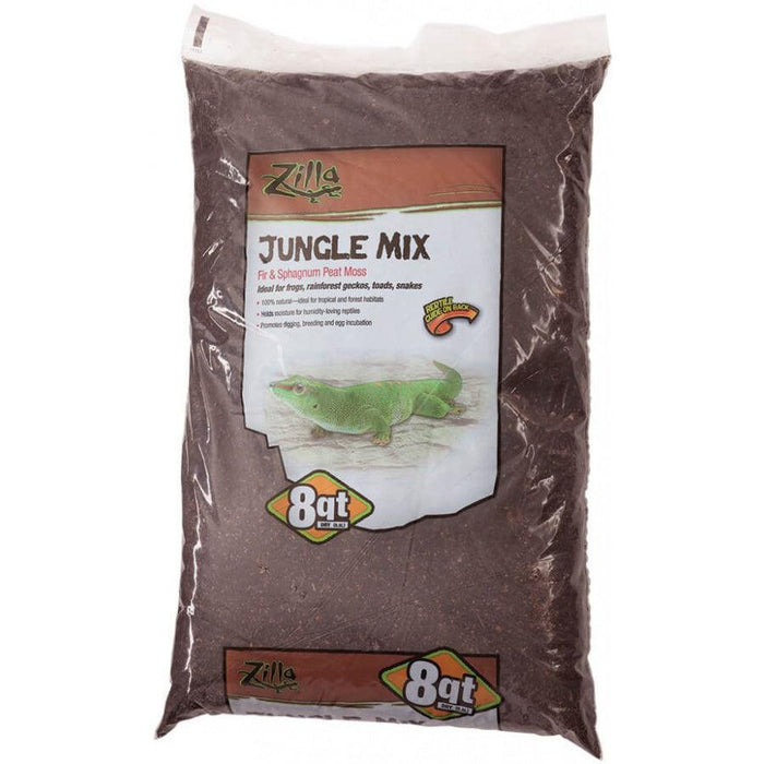 Zilla Lizzard Litter Jungle Mix - Fir & Sphagnum Peat Moss - 096316113046