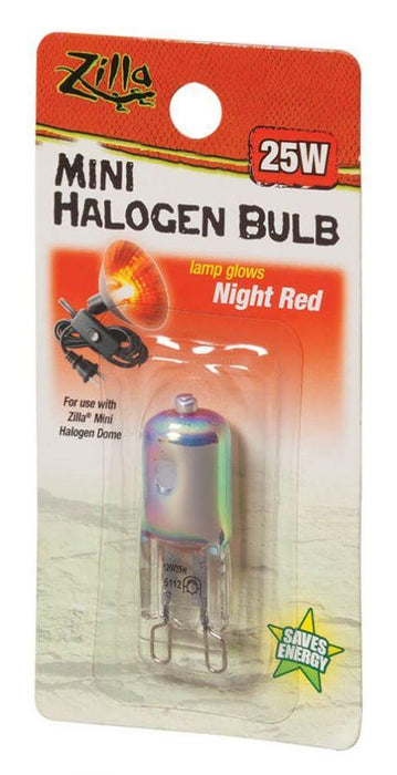 Zilla Mini Halogen Bulb - Night Red - 096316156326