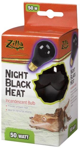 Zilla Night Time Black Light Incandescent Heat Bulb - 096316671379