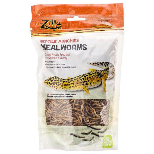 Zilla Reptile Munchies - Mealworms - 096316099517