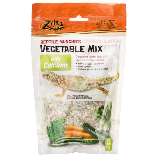 Zilla Reptile Munchies - Vegetable Mix with Calcium - 096316096295