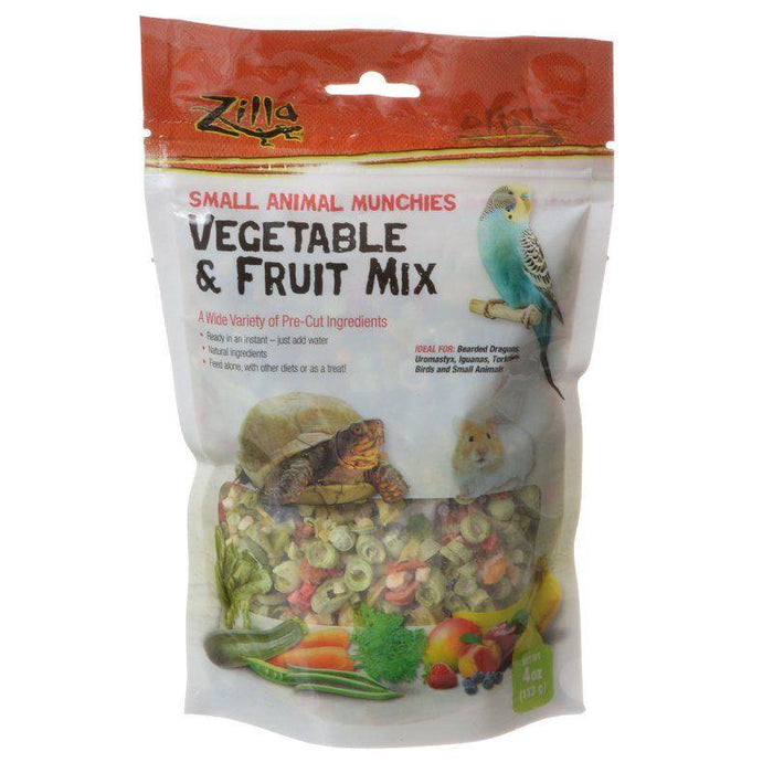 Zilla Small Animal Munchies - Vegetable & Fruit Mix - 096316096868
