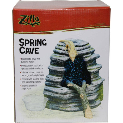 Zilla Spring Cave Reptile Decor - 096316000490