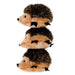 ZippyPaws Miniz Hedgehogs Plush Dog Toy - Pack of 3 - 818786011215