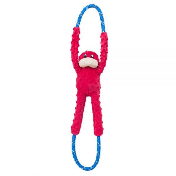 ZippyPaws Monkey RopeTugz Plush Dog Toy - 818786018078