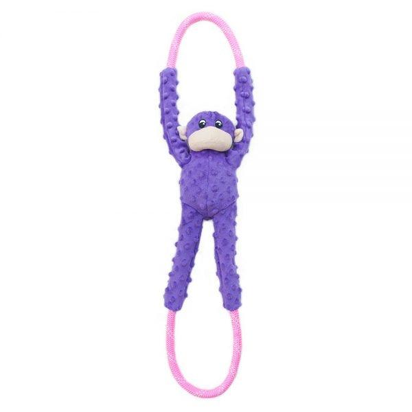 ZippyPaws Monkey RopeTugz Plush Dog Toy - 818786018054