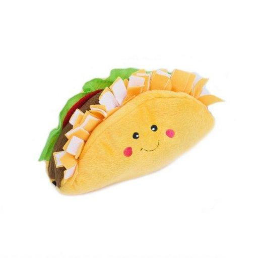 ZippyPaws NomNomz Plush Taco Dog Toy - 818786018375