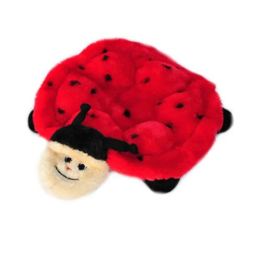 ZippyPaws Squeakie Crawler - Betsey the Ladybug Plush Dog Toy - 818786011116